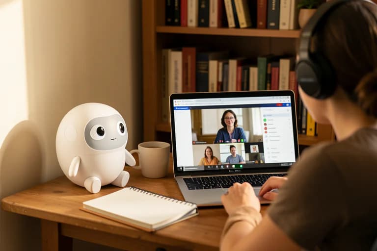 Why Should an AI Desktop Robot Understand What's Happening Around You?