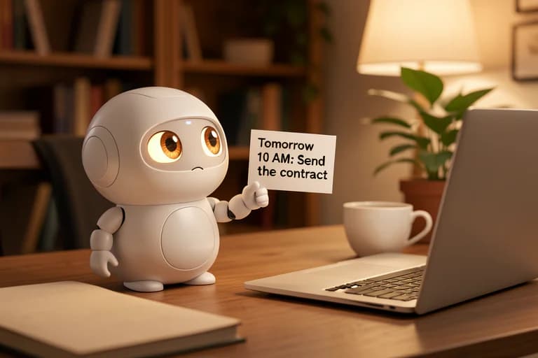 Would You Trust an AI Desktop Robot to Take Care of Something for You?